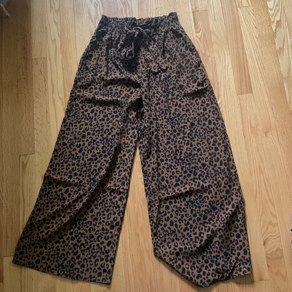 Cheetah Print Pants.